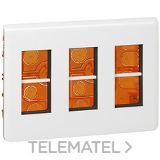 LEGRAND - CAJA MEC.EMP.MOSAIC-II 3COL.BL