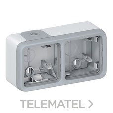 LEGRAND - CAJA SUPERF.HORIZ.PLEXO 2 POS.GR.
