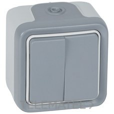 LEGRAND - CONMUTADOR DOBLE SUPERF.MBLOC PLEXO