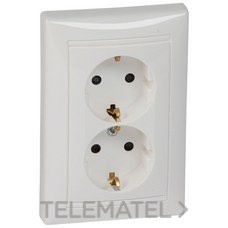 LEGRAND - DOBLE T.2P T LAT.C/OBT.PROT.VALENA BL.