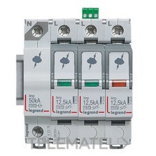 LEGRAND - LIMITADOR SBT.T1+T2 12,5kA 3P+N NG