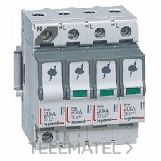 LEGRAND - LIMITADOR SOBRETENSION T2 20KA 3P+N NG.
