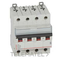 LEGRAND - MAGNETOTERMICO DX3 6/10kA-D 4P 10A