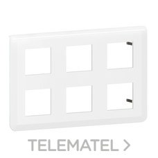 LEGRAND - PLACA MOSAIC 2x3x2 MODULOS, BLANCO