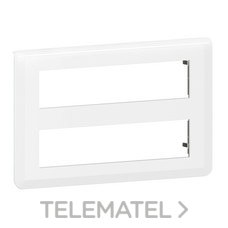 LEGRAND - PLACA MOSAIC 2x8 MODULOS, BLANCO