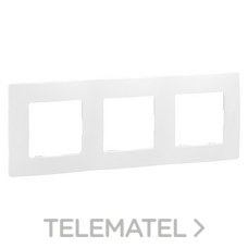 LEGRAND - PLACA NILOE 3 ELEMENTOS BL.