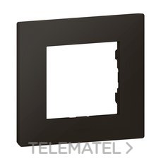 LEGRAND - PLACA NILOE STEP, 1 ELEMENTO, NEGRO MATE