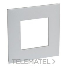 LEGRAND - PLACA VALENA NEXT 1 EL.ALUMINIO/CROMO