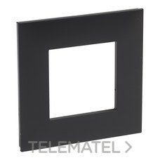 LEGRAND - PLACA VALENA NEXT 1 EL.DARK/CROMO