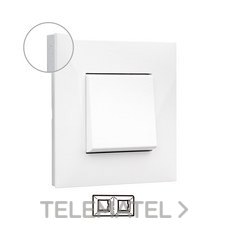 LEGRAND - PLACA VALENA NEXT 2 EL.BLANCO/CROMO