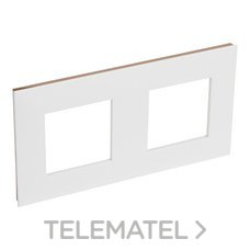 LEGRAND - PLACA VALENA NEXT 2 EL.BLANCO/ORO RS