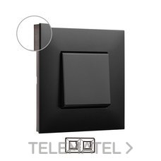 LEGRAND - PLACA VALENA NEXT 2 EL.DARK/CROMO