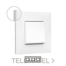 LEGRAND - PLACA VALENA NEXT 3 EL.BLANCO/CROMO