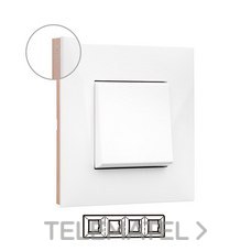 LEGRAND - PLACA VALENA NEXT 4 EL.BLANCO/ORO RS