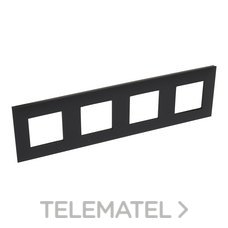 LEGRAND - PLACA VALENA NEXT 4 EL.DARK/CROMO