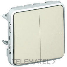 LEGRAND - PULSADOR DOBLE PLEXO E/S BL.