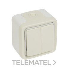LEGRAND - PULSADOR DOBLE SUPERF.PLEXO MBLOC BL.