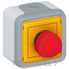 LEGRAND - PULSADOR EMERG.SUPERF.1/4 MBLOC PLEXO
