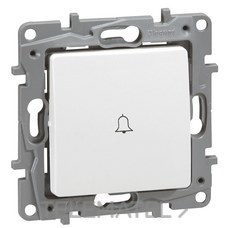 LEGRAND - PULSADOR LUMINOSO NILOE 6A 250V BL.