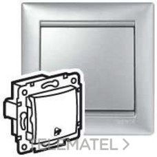 LEGRAND - PULSADOR TIMBRE VALENA ALUM.
