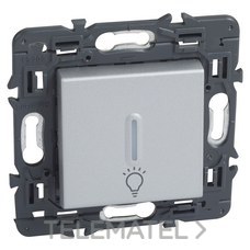 LEGRAND - PULSADOR VALENA NEXT LUMIN.LAMP 1P 6A Al
