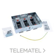 LEGRAND - Soporte portamecanismos 12m para mecanismos en posición horizontal regulable para cajas de suelo sin marco