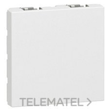 LEGRAND - TAPA CIEGA MOSAIC 2 MODULOS, BLANCO