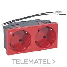 LEGRAND - TOMA 2x2P+T LAT.C/IND.MOSAIC-II RJ