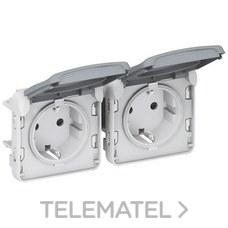LEGRAND - TOMA 2xP+T HORIZ.E/S PLEXO GR.