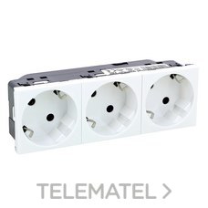 LEGRAND - TOMA 3x2P+T LAT.BL.MOSAIC-II