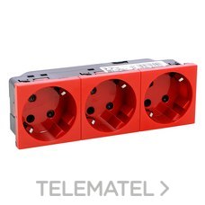 LEGRAND - TOMA 3x2P+T OBT.SVO.MOSAIC-II