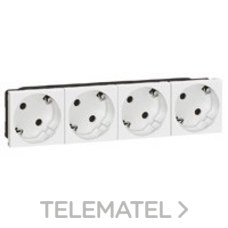 LEGRAND - TOMA 4x2P+T LAT.BL.MOSAIC-II