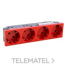 LEGRAND - TOMA 4x2P+T LAT.MOSAIC-II RJ