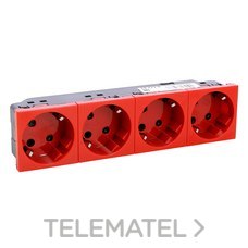 LEGRAND - TOMA 4x2P+T OBT.SVO.MOSAIC-II
