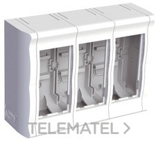 MMCONECTA - CAJA SUPERFICIE PLUS 3 MODULOS