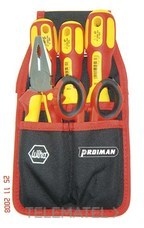 PROIMAN - KIT HERRAMIENTA C/BOLSA CINTURON (5u)