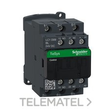 SCHNEIDER ELECTRIC - CONTACTOR 9A 1 NA/1 NC 24V BC-AR ANTIP.