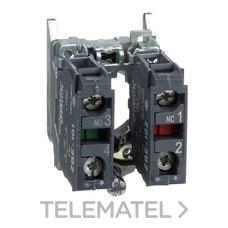 SCHNEIDER ELECTRIC - CUERPO d.22mm 1 NA/1 NC CX.TORN.EMET.
