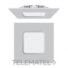 SECOM - DOWNLIGHT EMPT.CUAD.LED 8W 4K FS.CR MT