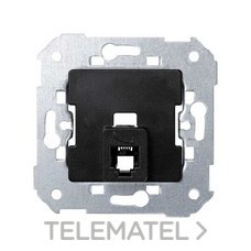 SIMON - MECANISMO TOMA TELEF.4 CONEX.S.75 NEGRO