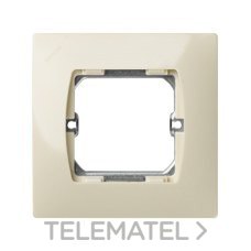 SIMON - PLACA 1 MOD.ANCHO S/GARRA S.27 MARFIL