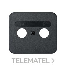 SIMON - PLACA P/TOMA SENAL R-TV S.75 GRAFITO