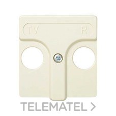SIMON - TAPA 45x45 mm P/TOMA R-TV S.27 MARFIL