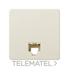 SIMON - TOMA TELEF.4 CONEX.ANCHO S.27 MARFIL