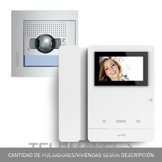 TEGUI - KIT VIDEOPORTERO V1 SERIE 8 + SFERA NEW COLOR