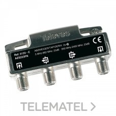 TELEVES - DERIVADOR 2D TIPO C C/CONECTORES F
