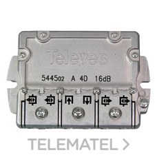 TELEVES - DERIVADOR ICT A 4 DIRECCIONES 16dB