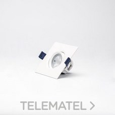 THREELINE - MINI DOWNL.ORIENT.12W CUAD.BLC.45