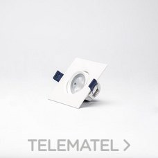 THREELINE - MINI DOWNL.ORIENT.7W CUAD.BL N 45