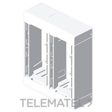 UNEX - CAJA MODULAR BL.NIEVE 4 MOD.PVC